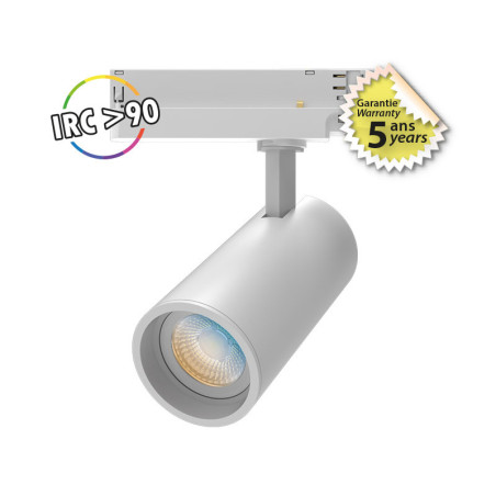 FOCUS CCT II SPOT RAIL BLC 25W - FOCUS CCT II - LUMINAIRES INTERIEURS 