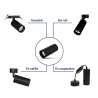 MODULAR SPOT NOIR 30W 3000K - MODULAR - LUMINAIRES INTERIEURS 