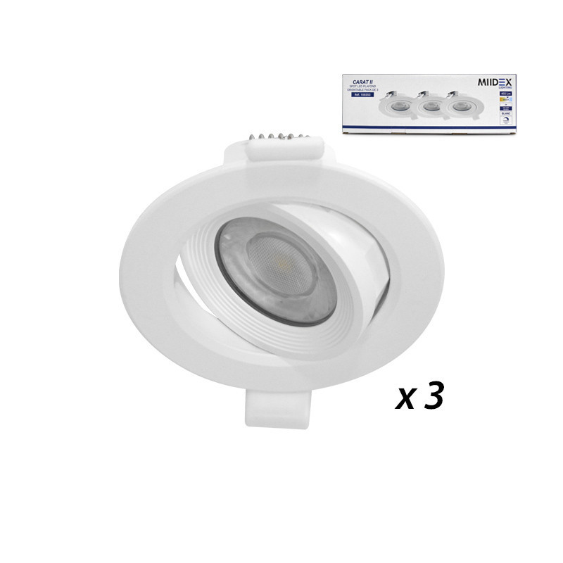 CARAT II SPOT 5W 4KK DIM PK 3 - CARAT II - LUMINAIRES INTERIEURS 