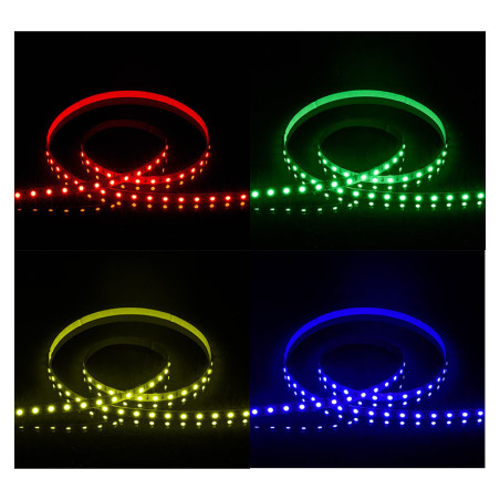BANDEAU RGB 9W/M IP20 24V - BANDEAU - LUMINAIRES INTERIEURS 