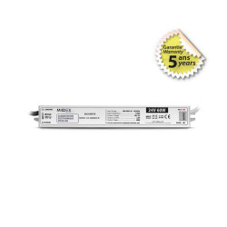 ALIM 24V DC LUMINEUX 60W IP67 - ALIMENTATION - ACCESSOIRES 