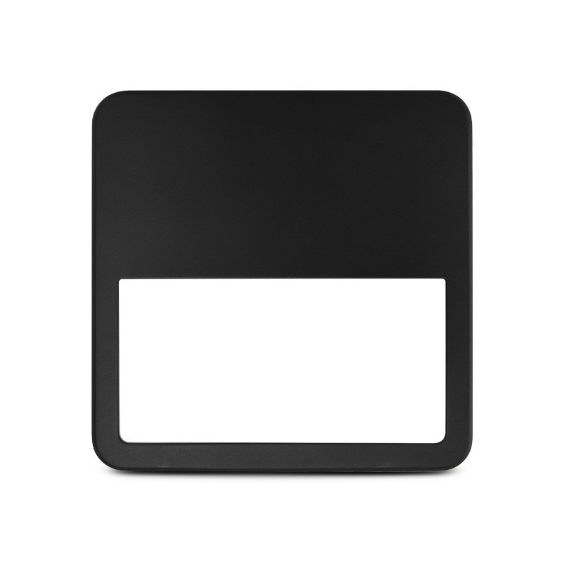 COLLERETTE ASYM NOIRE QUADRA - QUADRA - LUMINAIRES INTERIEURS 