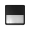COLLERETTE ASYM NOIRE QUADRA - QUADRA - LUMINAIRES INTERIEURS 
