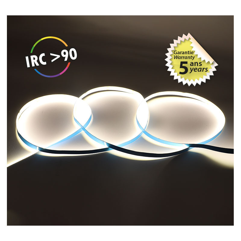BANDEAU COB 6000K 5M 320LED/M  - BANDEAU - LUMINAIRES INTERIEURS 