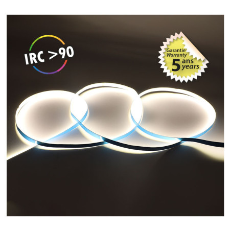 BANDEAU COB 6000K 5M 320LED/M  - BANDEAU - LUMINAIRES INTERIEURS 