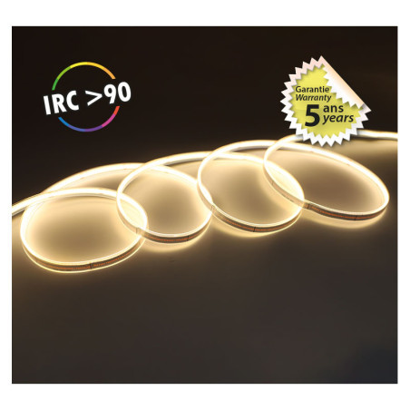 BANDEAU COB 3000K 5M 320LED/M - BANDEAU - LUMINAIRES INTERIEURS 