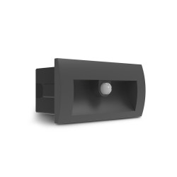 ENCASTRE MUR 6W IP65 140X70 IR - ZEPHYR - LUMINAIRES EXTERIEURS 