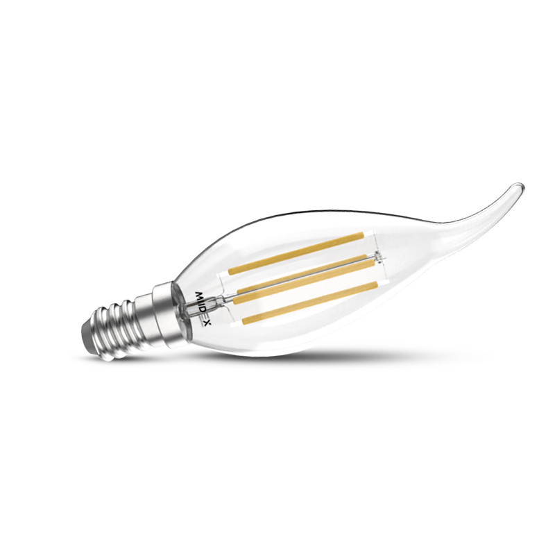 LED FIL COB COUP VENT E14 4KK - AMPOULE - AMPOULES 