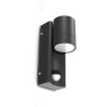 EDEN APPLIQUE 1 X GU10 RD +DET - EDEN - LUMINAIRES EXTERIEURS 