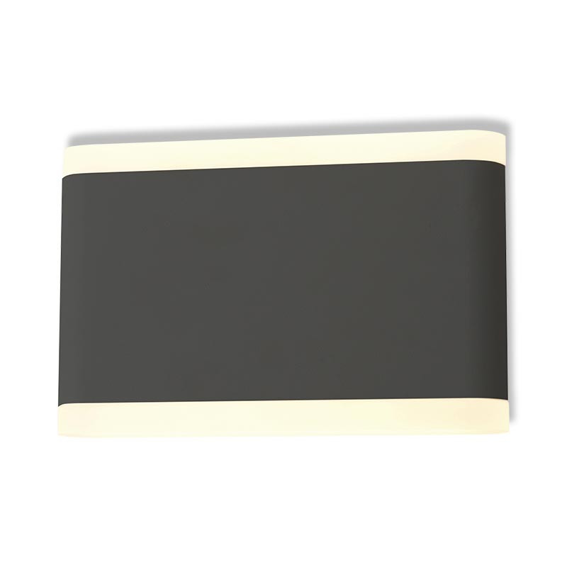 APP MUR 13W 175mm 4000 GRIS AN - CABERNET - LUMINAIRES EXTERIEURS 