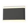APP MUR 13W 175mm 4000 GRIS AN - CABERNET - LUMINAIRES EXTERIEURS 