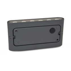 APP MUR 13W RECT 4000 GRIS ANT - GRENACHE - LUMINAIRES EXTERIEURS 