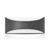 APP MURAL 12W 3000K ANTHRACIT - MERLOT - LUMINAIRES EXTERIEURS 