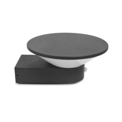 AP MUR 13W 3KK GRI IP54+DET - COUPOLE - LUMINAIRES EXTERIEURS 
