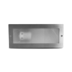 SPOT ENC E27 IP44 REC INOX - PITON E27 - LUMINAIRES EXTERIEURS 