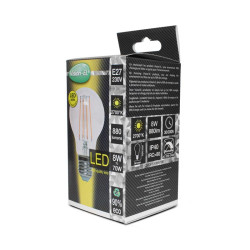 FIL COB BULB E27 8.5W 2700K  - AMPOULE - AMPOULES 