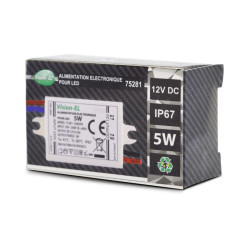 ALIM 12V DC 420mA LED 5W IP67 - ALIMENTATION - ACCESSOIRES 