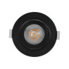 LED 5W SPOT PLAF 4000K NOIR - CARAT - LUMINAIRES INTERIEURS 