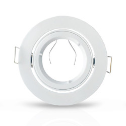 SUP SPOT ROND BLANC 1/4 TOUR - COLLERETTE 1/4 DE TOUR - ACCESSOIRES 