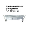 SUP SPOT ROND BLANC 1/4 TOUR - COLLERETTE 1/4 DE TOUR - ACCESSOIRES 