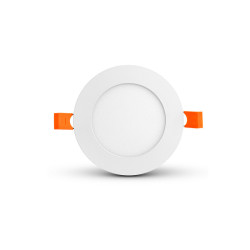 PLAF DIAM 120 6W 3000K ALU BLC - SLIMY - LUMINAIRES INTERIEURS 