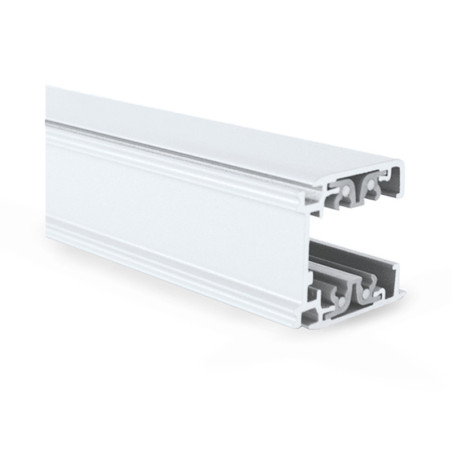 RAIL TRIPH ALU BLANC 1 M  - RAIL 3A - LUMINAIRES INTERIEURS 