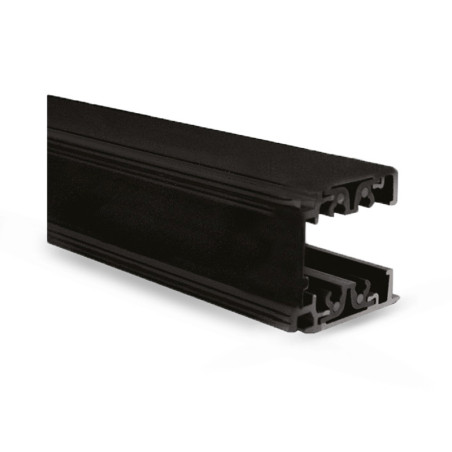RAILS TRIP ALU NOI 230V 1M - RAIL 3A - LUMINAIRES INTERIEURS 