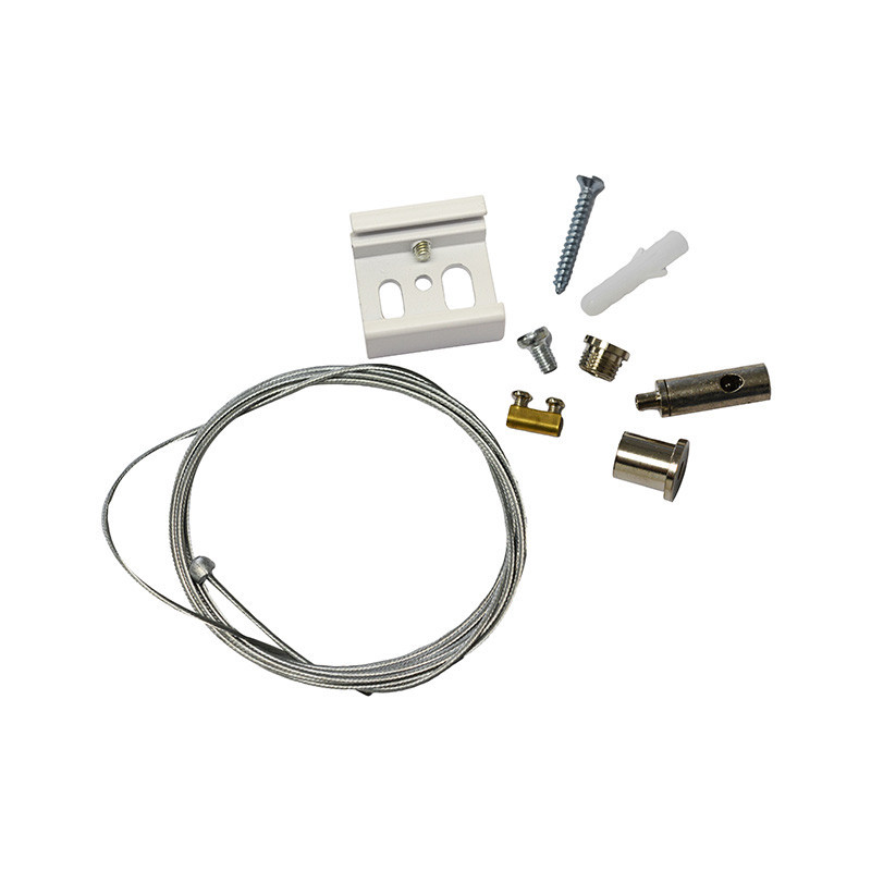 CONECT TRI KIT SUSPEN 2M BLANC - RAIL 3A - LUMINAIRES INTERIEURS 