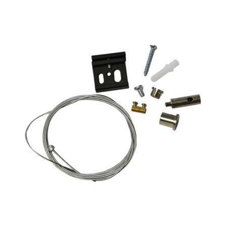 CONECT TRI KIT SUSPEN 2M NOIR - RAIL 3A - LUMINAIRES INTERIEURS 