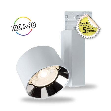 SPOT RAIL 10W BLC 4000K 5A - WHAO - LUMINAIRES INTERIEURS 